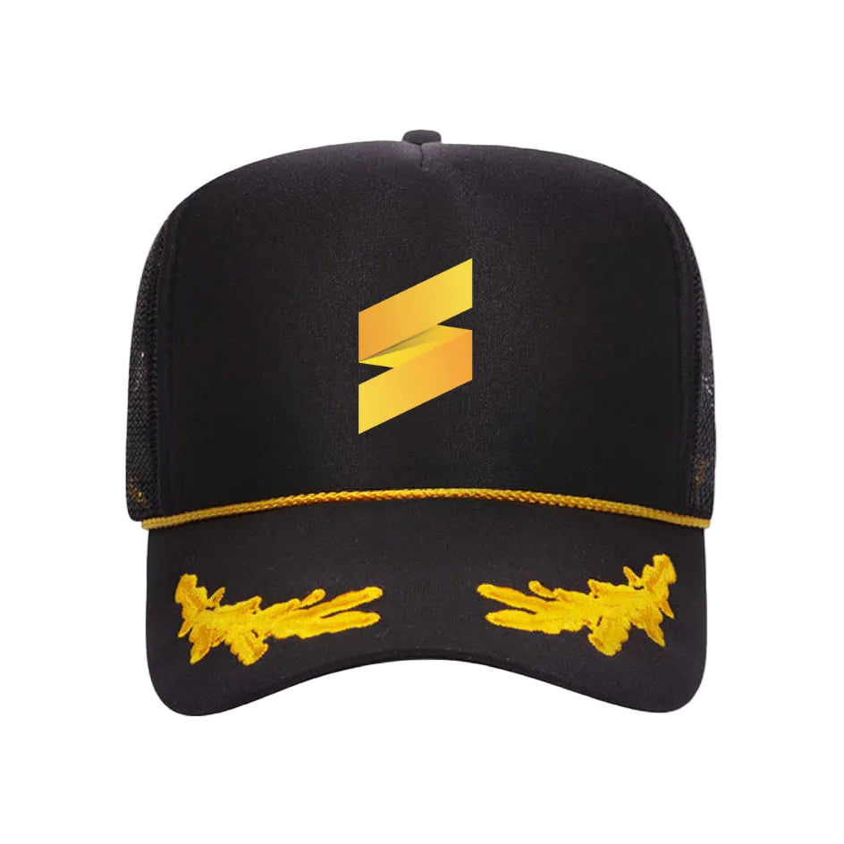 Vintage Semi-Stow Gold Leaf Trucker Hat